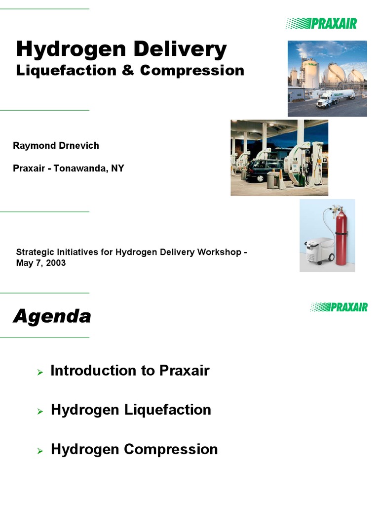 Liquefaction Comp Pres Praxair PDF Gas Compressor Refrigeration