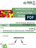 Aula 1 - Introdução À Imunologia Veterinária