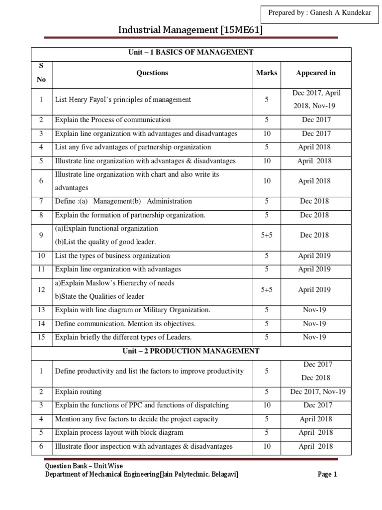 ME 5th Sem | PDF