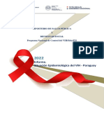 INFORME EPIDEMIOLOGICO VIH 2022 en Paraguay 