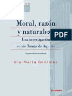 Moral Razon y Naturaleza Una Investigacion Sobre Tomas de Aquino - GONZALEZ, Ana Marta