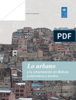 2023 - Lo Urbano y La Urbanización en Bolivia LIBRO IBU PNUD