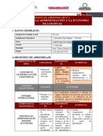 1 Sesión de Aprendizaje - CS 2°grado