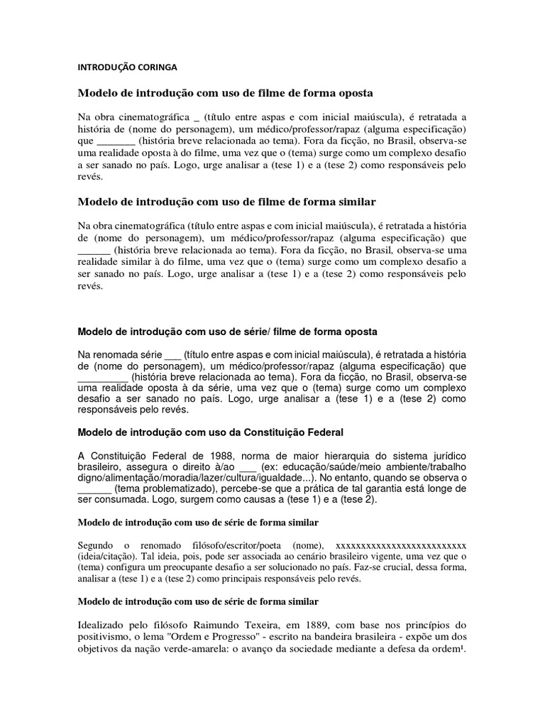 Introdução Coringa | PDF