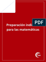 Preparacion Indirecta para Las Matematicas