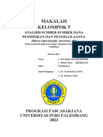 Kel.4 Analisis Sumber-Sumber Dana Pendidikan