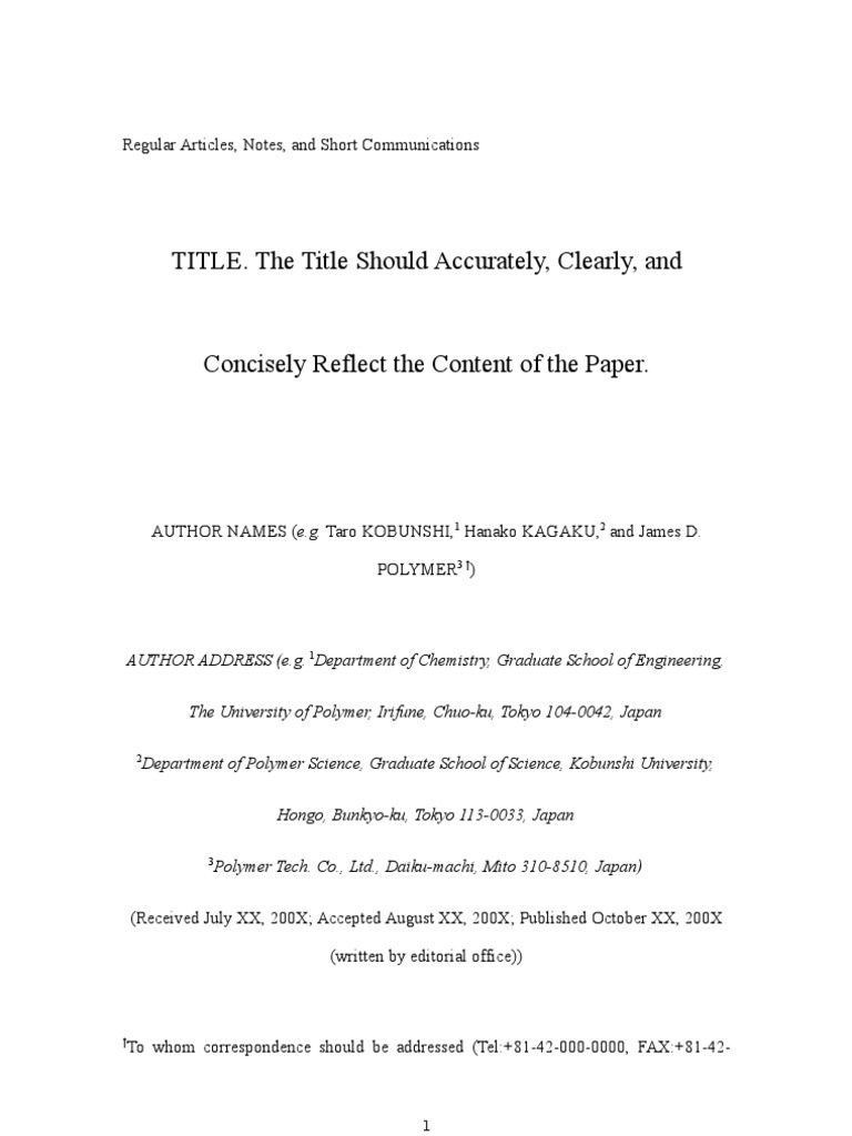 PJtemplate Ver21 | PDF | Abstract (Summary) | Written Communication