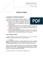 Palabras Variables 2do PDL