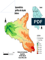 Mapa Hipsométrico Jaburu