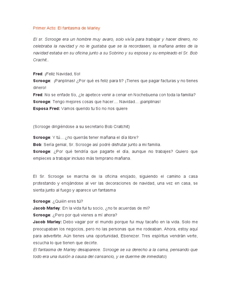 Scrooge y el Fantasma de la Navidad | PDF | Un villancico, image size:768x1024