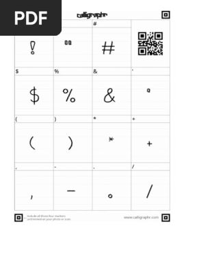 Calligraphr Template