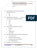 F1 - MCQ by Sir Fawad Mujahid, ACCA