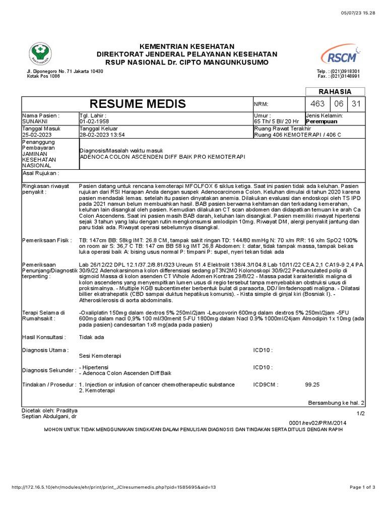 Electronic Health Record PDF