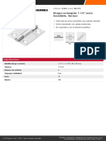 Ficha Tecnica Bisagra para Paneles HPL