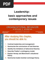 Chapter 10 Leadership - Basic Approaches and Contemporary Issues