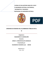 HUARANCCA HUAMAN JANET-Unidades de Medida Del Alumbrado Público en El SI