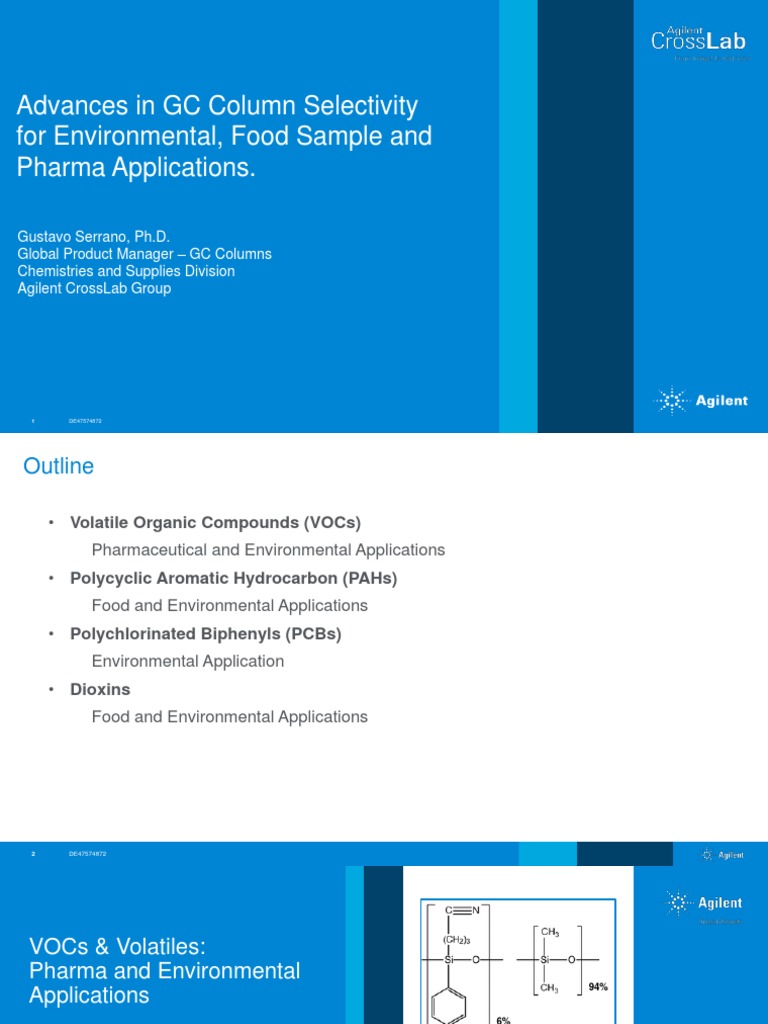 Advances in GC Column Selectivity For Applications | PDF ...