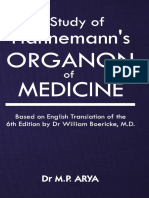 A Study of Hahnemanns Organon of Medicine 9788131903308