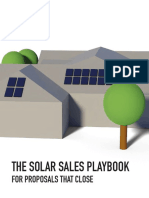 The Solar Sales Playbook For Proposal That Close