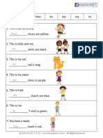 Gramma in Practice (1) Possessive Adjectives - Answer