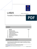 Traceability of Hardness Measurements (Edition 2, November 2012)