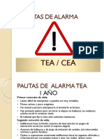 Pautas de Alarma