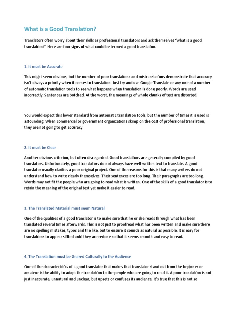 Keys to Quality Translation Skills | PDF | Translations | Proofreading