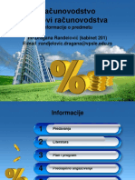 Racunovodstvo Uvodno Predavanje Pojamvrste Funkcije Racunovodstva RIS Nacela Racunovodstva