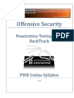 Penetration Testing With Backtrack