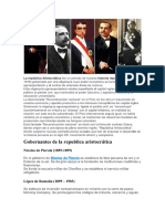 La República Aristocrática de JD PDF