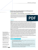 Prescripción Antibiótica Endodoncia