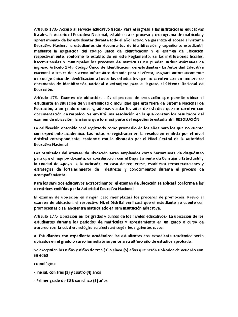 Artículo 173 | PDF
