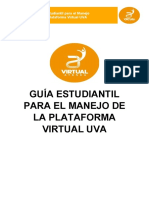 Guía Estudiantil para El Manejo de La Plataforma Virtual UVA-2