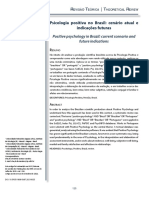 R T - T R: Positive Psychology in Brazil: Current Scenario and Future Indications