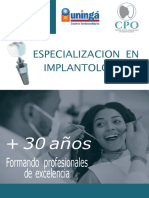 Especialización en Implantología CPO PERU