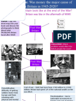 Lesson 1 - What Did Britain Look Like at The End of The War