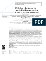 Bonev, Wörösch, Hvam - 2015 - Utilizing Platforms in Industrialized Construction a Case Study of a Precast Manufacturer