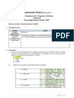 Evaluación Final de Psicología Instruccional