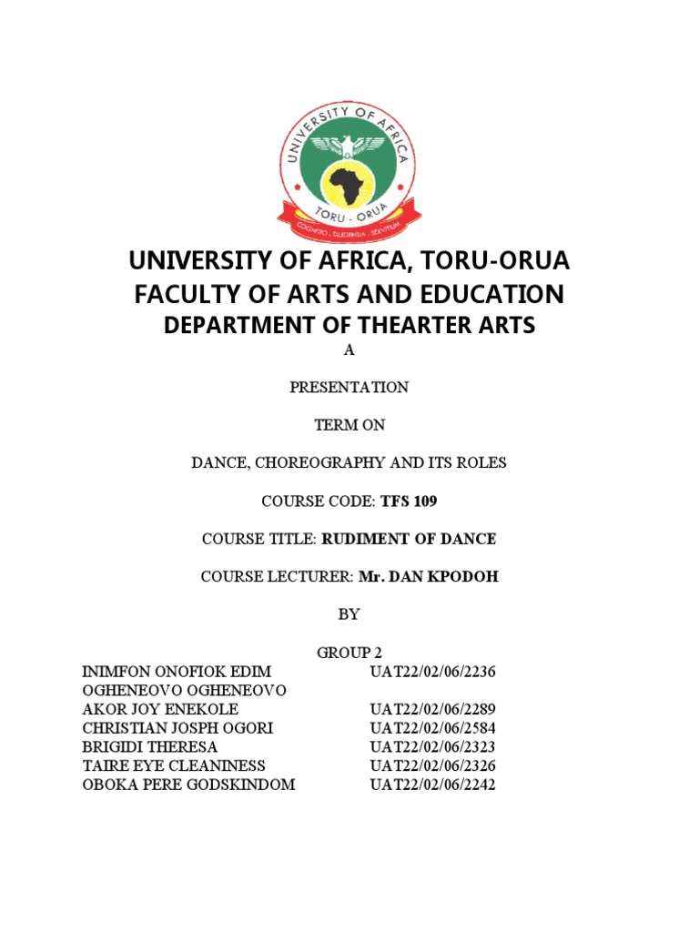 University of Africa | PDF