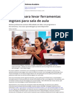 8 Passos para Levar Ferramentas Digitais para Sala de Aula