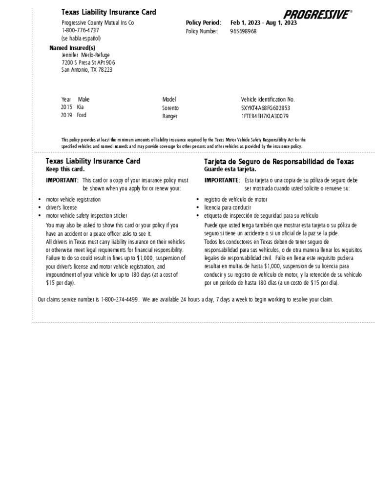 ID Card | PDF | Insurance | Land Transport