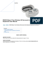 Manual Uso Erato-Muse-5-True-Wireless-3d-Surround-In-Ear-Bluetooth-Earphones-Manual