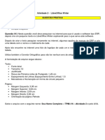 Atividade 2 LibreOffice Writer - 2023 - 1