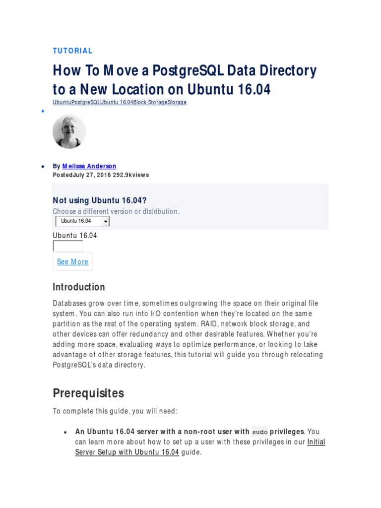 How To Move Postgresql Location PDF Postgre Sql Computer File