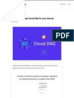 Setting Up Google Cloud DNS For Your Domain - Cloudbooklet