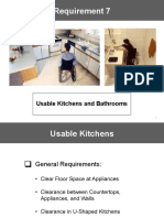 Requirement 7 - Usable Kitchens and Baths