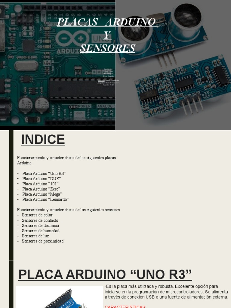 Placas Arduino+ | PDF | Arduino | Ligero