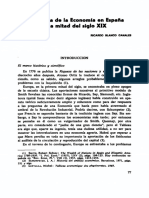 La Enseñanza de La Economía en España en La Primera Mitad Del Siglo XIX