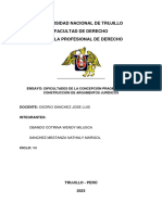 Ensayo - Grupo 3 - Dificultades de La Concepción Pragmática en La Construcción de Argumentos Jurídicos