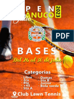 Bases Open Huánuco 2023
